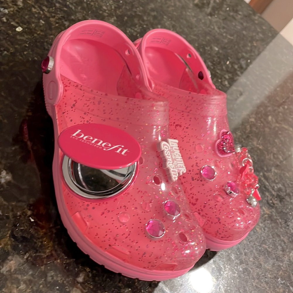 Women’s Limited Edition Benefit Crocs
